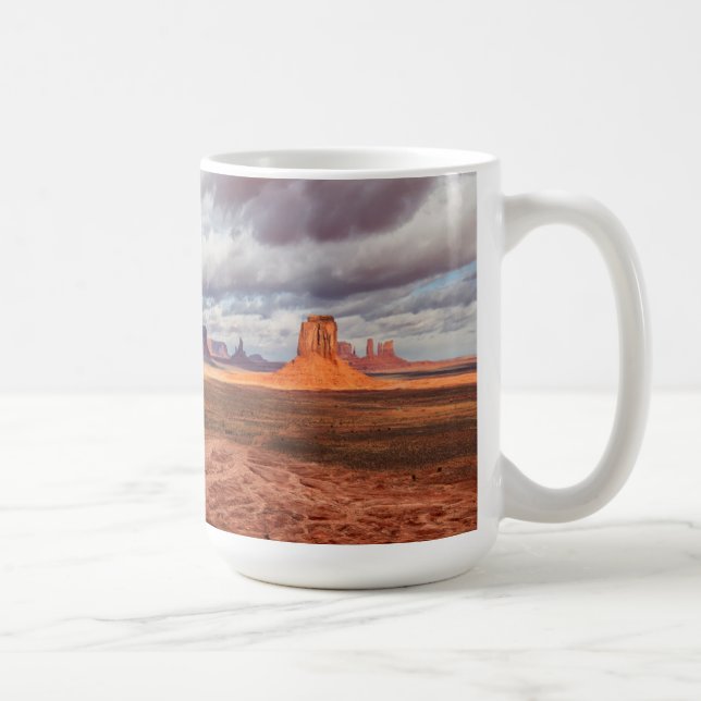 Caneca De Café Paisagem do vale do monumento, AZ (Direita)