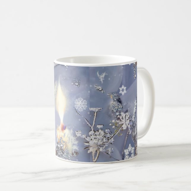 Caneca De Café Paisagem e Vela (Frente Esquerda)