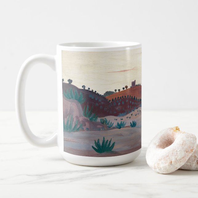 Caneca De Café Paisagem Espanhola | James Dickson Innes (Com Donut)
