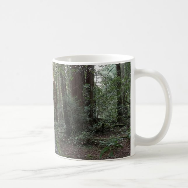 Caneca De Café Paisagem Florestal do Córrego Muir Woods (Direita)