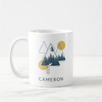 Paisagem Geométrica Moderna Personalizada