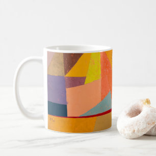 Caneca De Café Paisagem Joyful Mountain, Paul Klee Abstrato Art