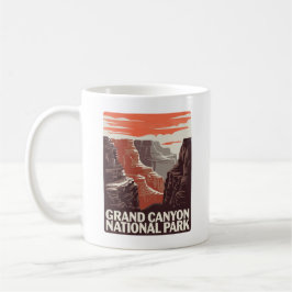 Caneca De Café Paisagem Nacional do Grand Canyon