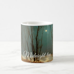 Caneca De Café Paisagem no inverno em Lua por Carl Blechen
