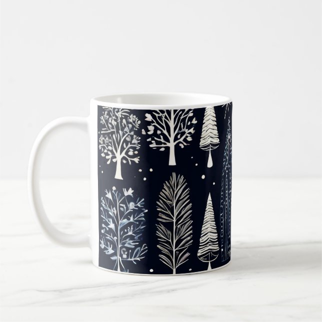 Caneca De Café paisagem noturna (Esquerda)