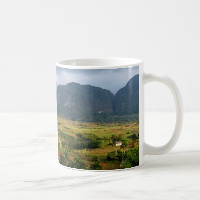 Caneca De Café Paisagem panorâmica do vale, Cuba (Direita)