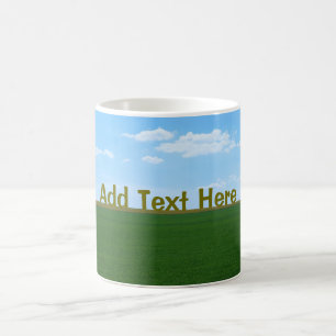 Caneca De Café Paisagem Personalizável