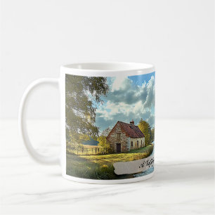 Caneca De Café Paisagem Personalizável do Interior Inglês