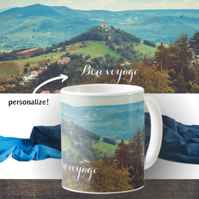 Caneca De Café Paisagem romântica (Criador carregado)