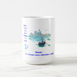 Caneca De Café Paisagem Romântica de Veneza