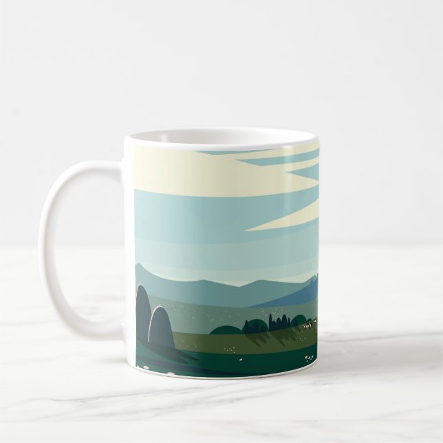 Caneca De Café Paisagem sazonal (Esquerda)