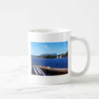 Caneca De Café Paisagem Selvagem Venezuela com Barcos