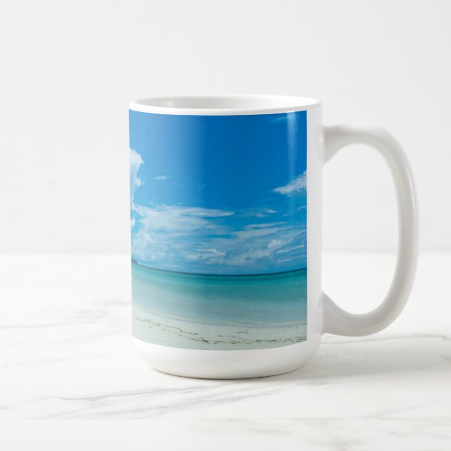 Caneca De Café Paisagem tropical azul, Palau (Direita)