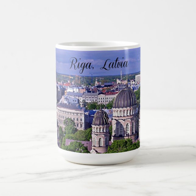 Caneca De Café Paisagem urbana de Riga, Letônia (Centro)