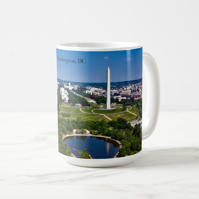 Caneca De Café Paisagem urbana de Washington DC (Frente Esquerda)
