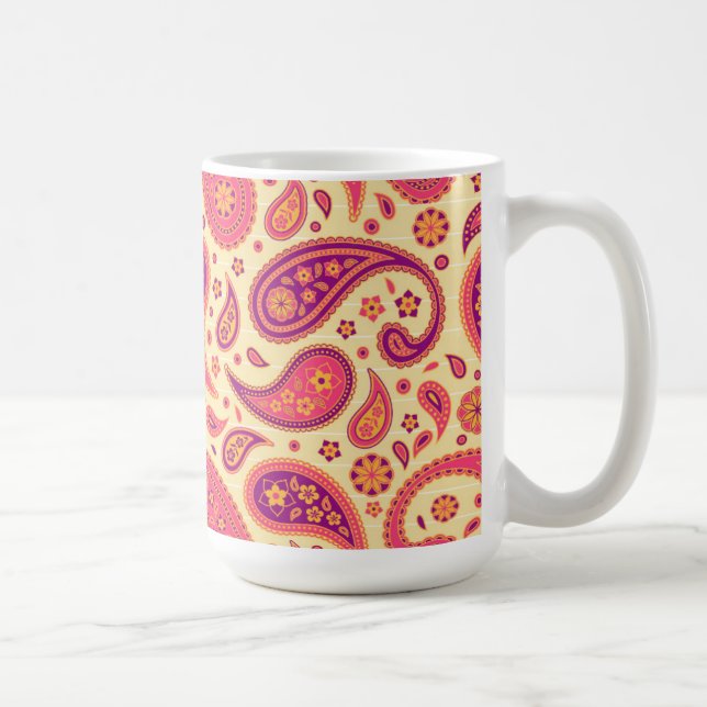 Caneca De Café Paisley (Direita)