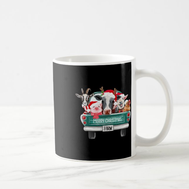 Caneca De Café Paja da família Santa Hat dos animais domésticos (Direita)