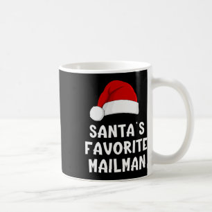 Caneca De Café Pajama de Natal Favorito do Papai Noel Engraçado P