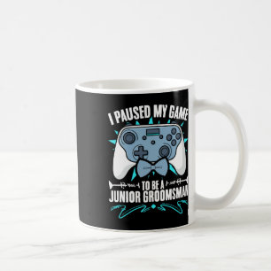 Caneca De Café Pajem Júnior Video Gamer Pausou Meu Jogo Júnior
