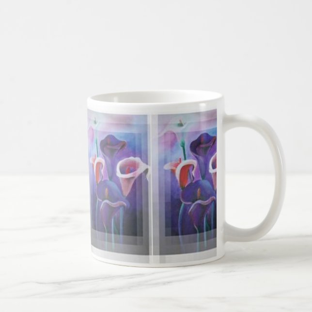 Caneca De Café Palas Roxas Lilac E Arte Roxa (Direita)