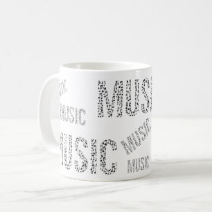 Caneca De Café Palavra de Música
