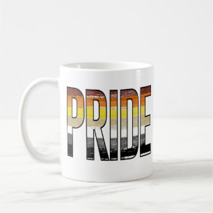 Caneca De Café Palavra de Orgulho de Urso