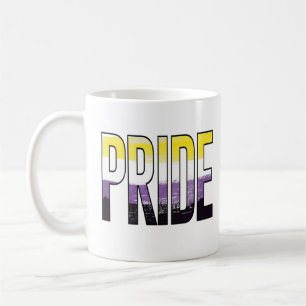 Caneca De Café Palavra de Orgulho Não-Binário