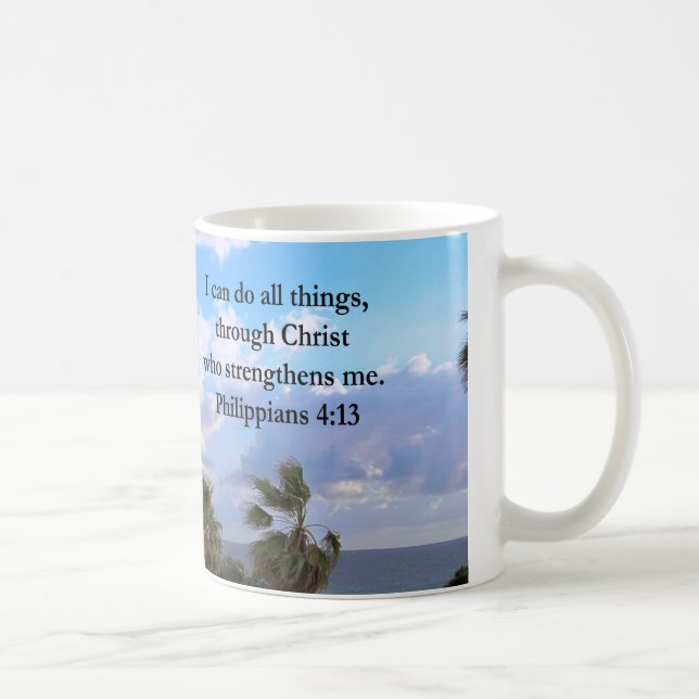 CANECA DE CAFÉ PALAVRAS 4:13 (Direita)