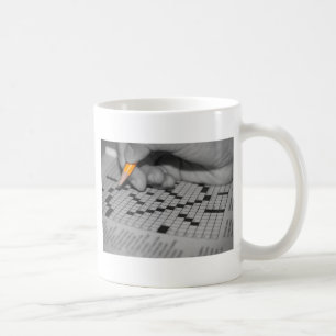 Caneca De Café Palavras cruzadas
