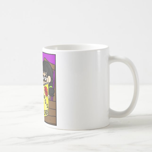 Caneca De Café Palavras cruzadas (Direita)