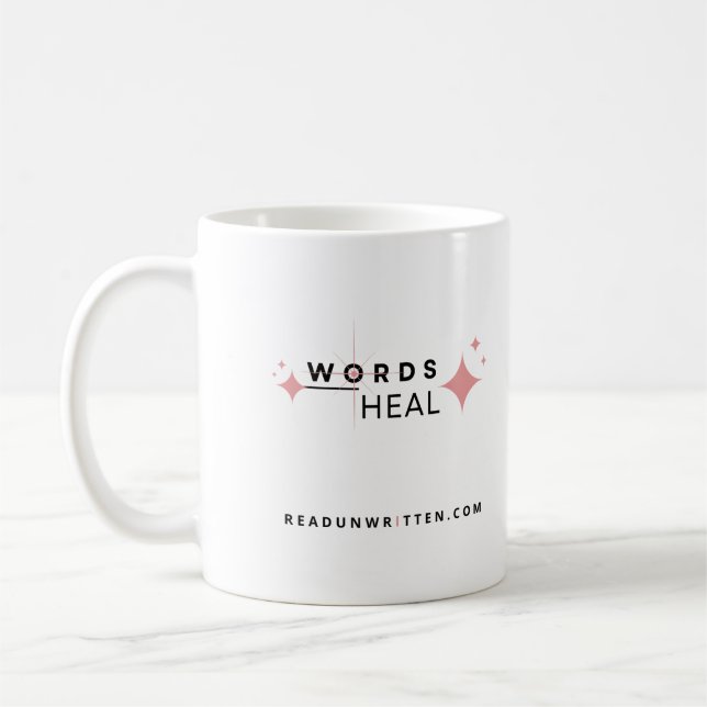 Caneca De Café Palavras Curadas (Esquerda)