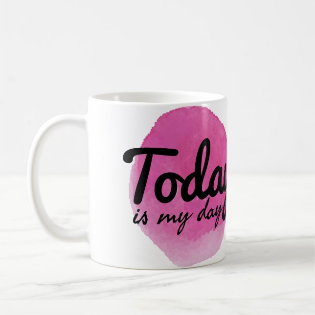 Caneca De Café palavras de boas vibrações para amor próprio e aut (Esquerda)