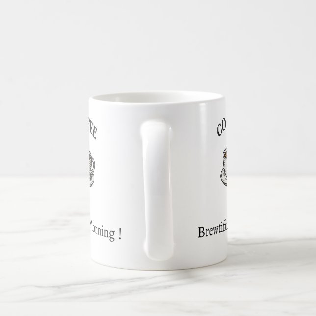 Caneca De Café Palavras de Café Exclusivas Personalizadas de Pala (Alça)