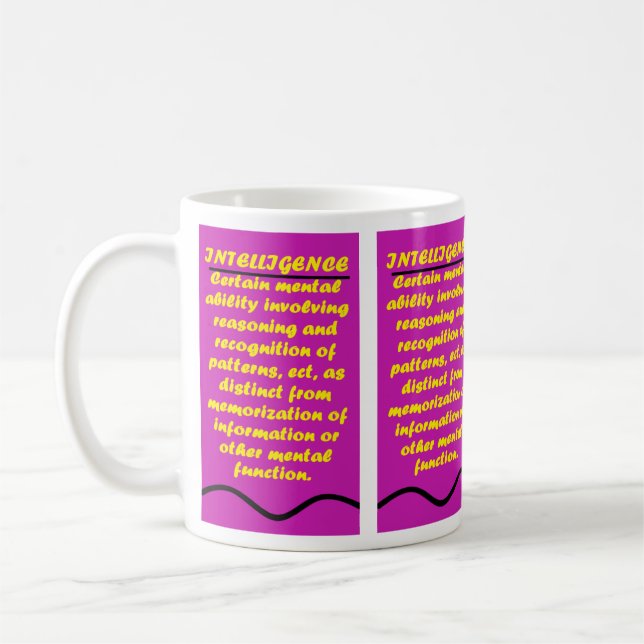 CANECA DE CAFÉ PALAVRAS DE CORTE DE APRENDIZAGEM PARA CRIANÇAS (Esquerda)