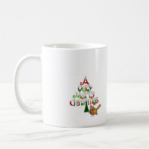 Caneca De Café Palavras de Natal