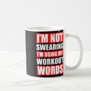 Caneca De Café Palavras De Trabalho Pesam Esporte Gym Funny Bodyb