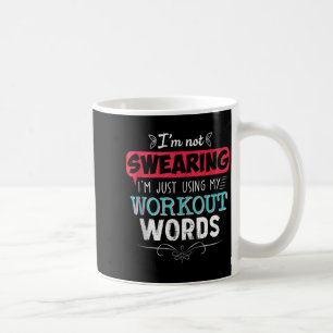 Caneca De Café Palavras de Treino Piada Engraçada Presente Engraç