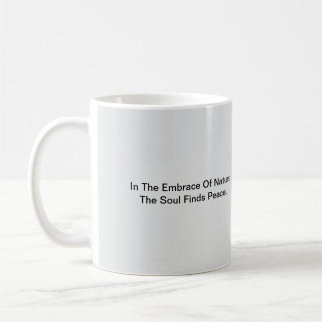 Caneca De Café Palavras Estéticas Simples e Significativas (Esquerda)