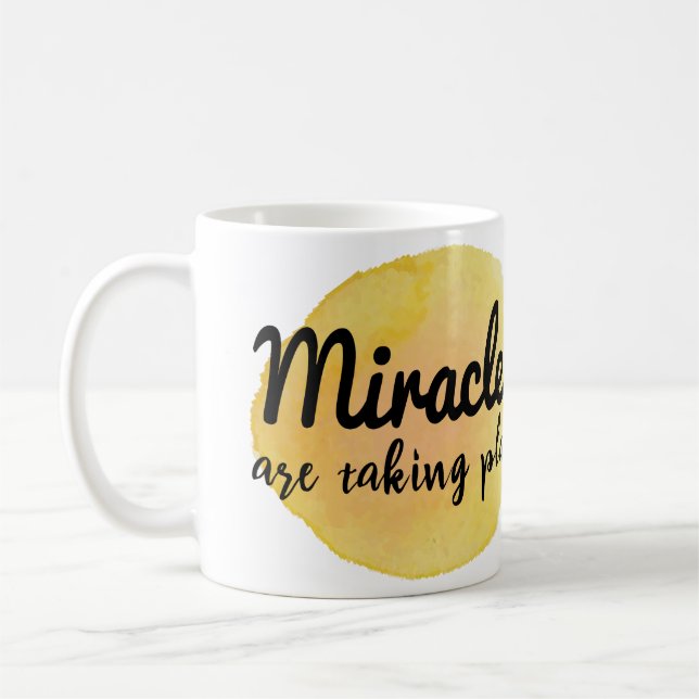 Caneca De Café palavras positivas para a vida e o trabalho (Esquerda)