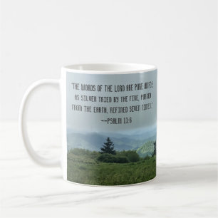 Caneca De Café Palavras Pura, Mug de Café Cristão