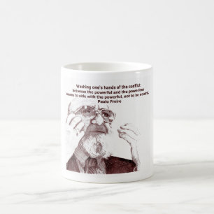 Caneca De Café Palavras sábias por Freire
