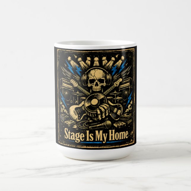 Caneca De Café Palco É Minha Casa – Orgulho do Rock Performer (Centro)