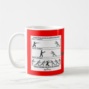Caneca De Café Palcos tradicionais do noivado do zombi