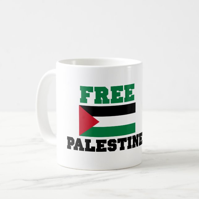 Caneca De Café Palestina livre (Frente Esquerda)