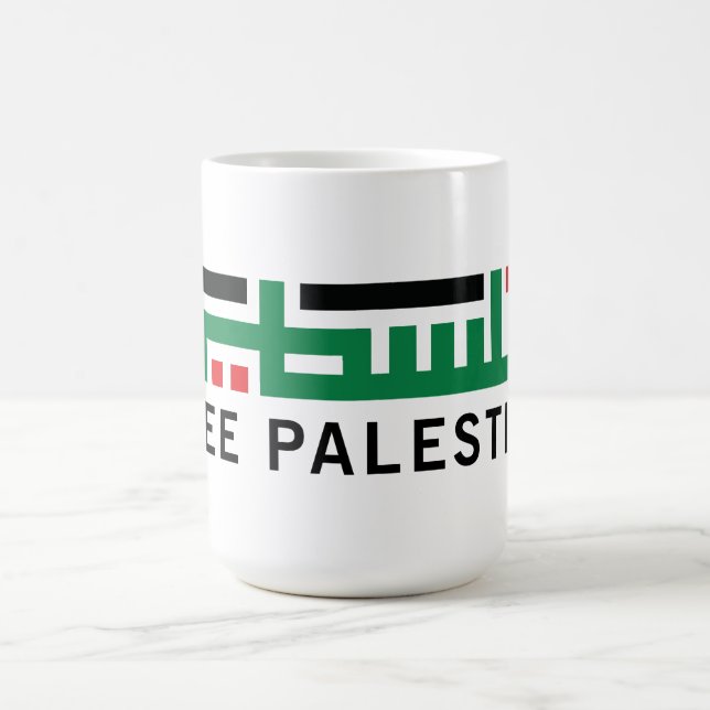 Caneca De Café Palestina será livre (Centro)