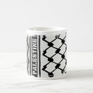 Caneca De Café Palestine Keffiyah