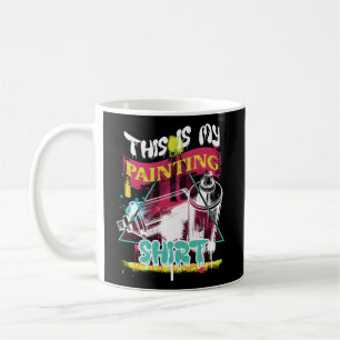 Caneca De Café Paleta De Pintura É Minha Pintura