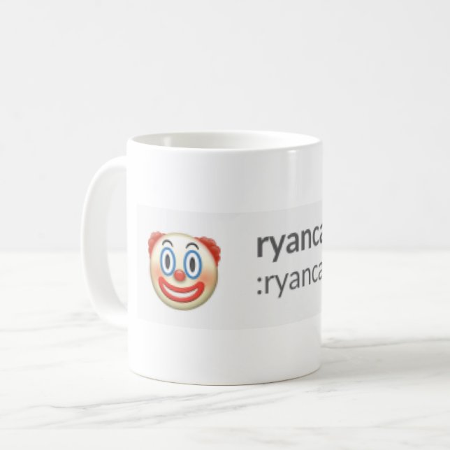 Caneca De Café Palhaço (Frente Esquerda)