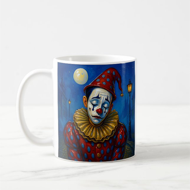 Caneca De Café Palhaço de Lua (Esquerda)