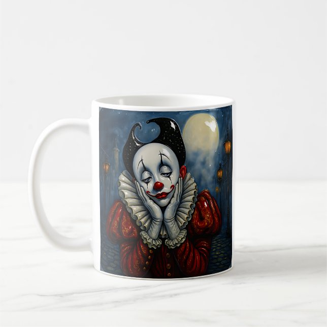 Caneca De Café Palhaço de Lua (Esquerda)